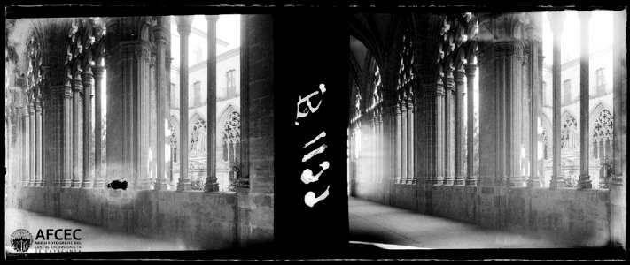 Claustre de la catedral de Vic (AFCEC GAUSACHS B 01199)