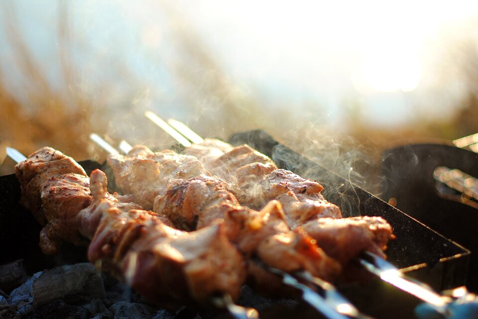 Tasty fried meat food