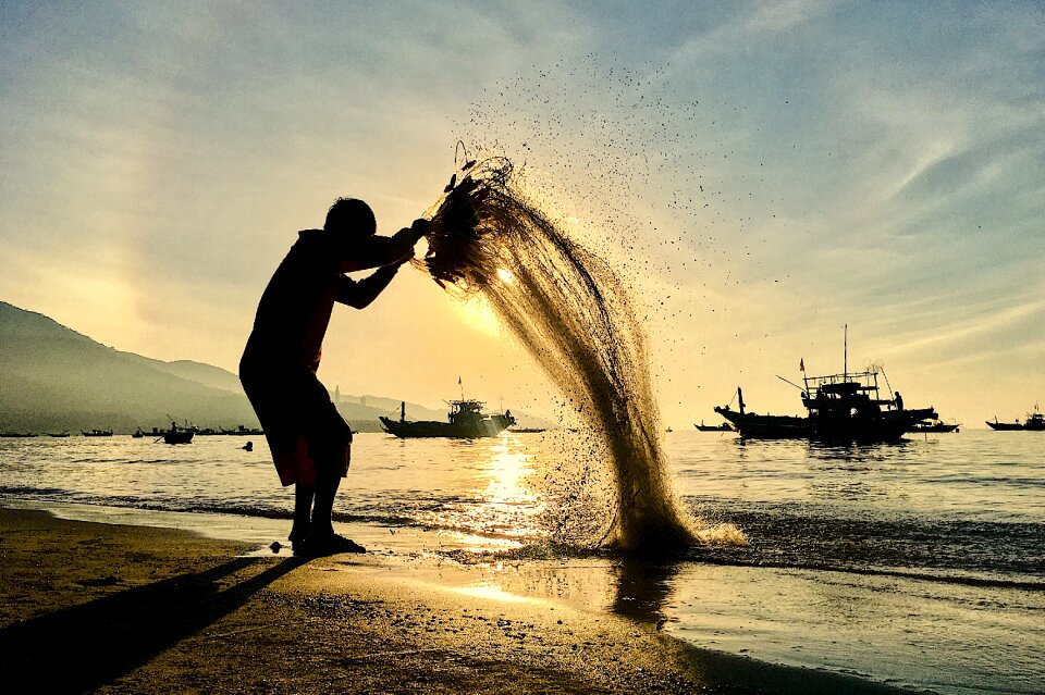 Write the beach coast