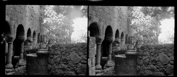 Claustre del monestir de Santa Maria de Gualter