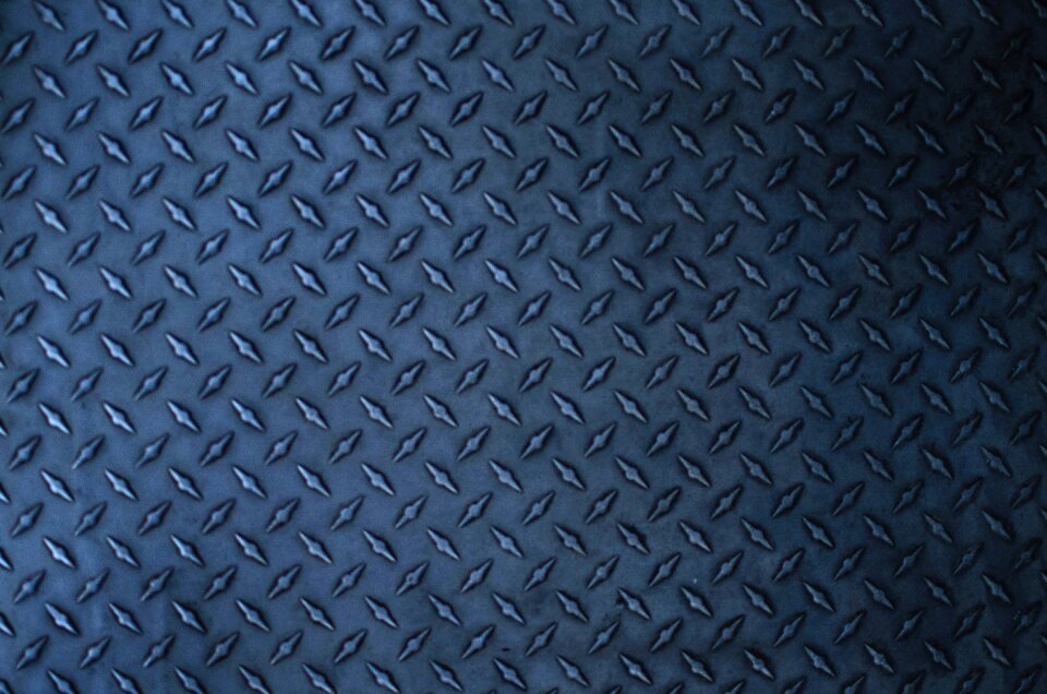 Pattern blue pattern blue metal