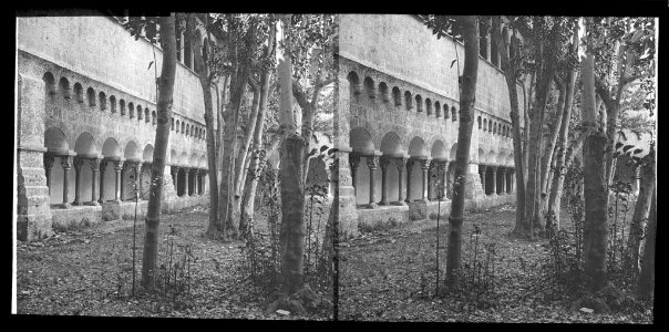 Claustre exterior del monestir de Sant Cugat del Vallès