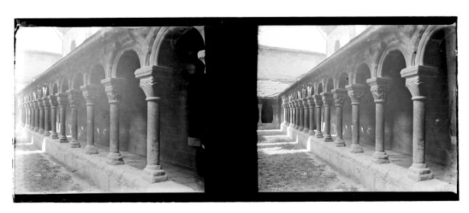 Claustre romànic de la catedral de la Seu d'Urgell (Vdr-25 57)