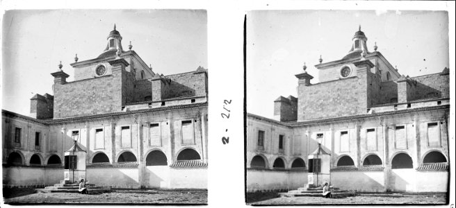 Claustre i cimbori del convent del Carme a Maó