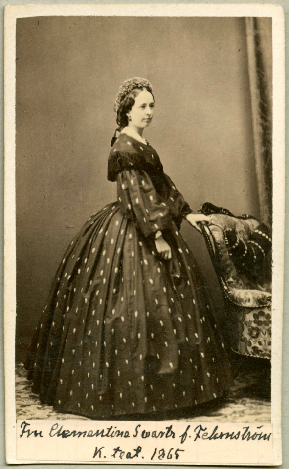 Clementine Swartz, porträtt - SMV - H8 086