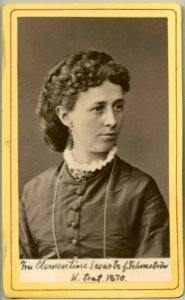 Clementine Swartz, porträtt - SMV - H8 087