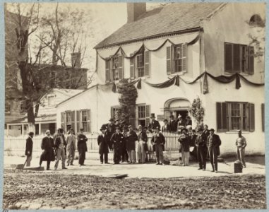 Clerks at Provost Marshall's Office, Washington, D.C., April, 1865 LCCN2013651879