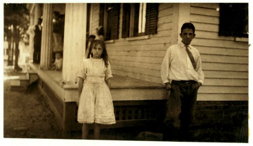 Clerinda Norrin, said 11 years old and helps sister spin in Glenallen Mill. Winchendon, Mass. September 3, 1911. Richard K. Conant, Witness. LOC nclc.02313
