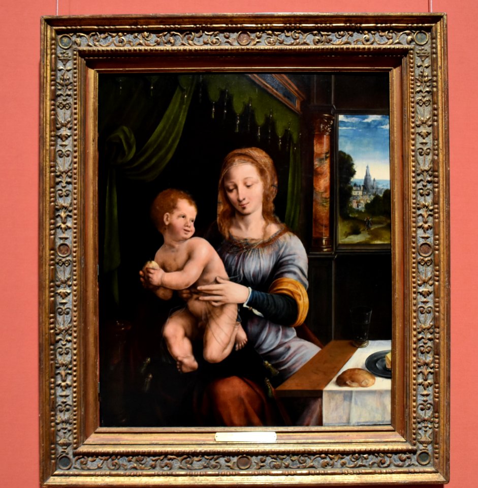 Joos van Cleve, Madonna and Child, ca. 1530, National Gallery, Oslo (2) (36298061072)