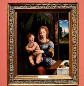 Joos van Cleve, Madonna and Child, ca. 1530, National Gallery, Oslo (2) (36298061072) photo