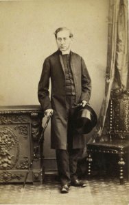 Clergyman with top hat by T & J Holroyd B (2) photo