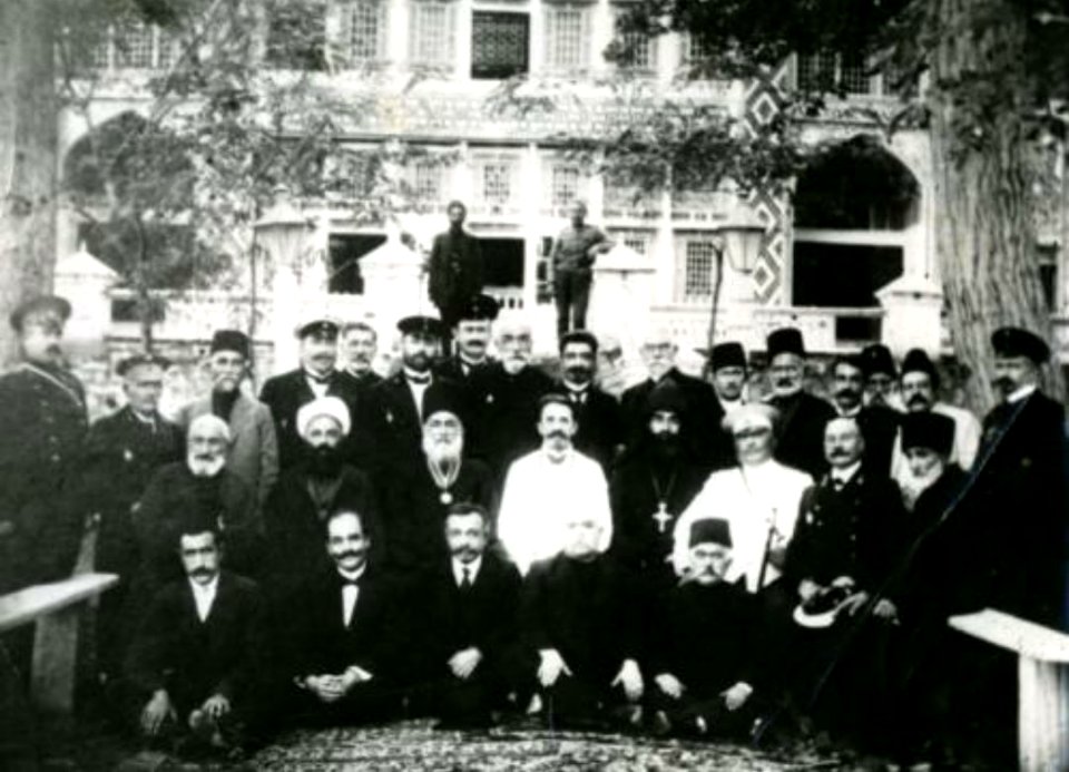 Clergymen of the Armenian Church and members of the Parliament of the Azerbaijan Democratic Republic