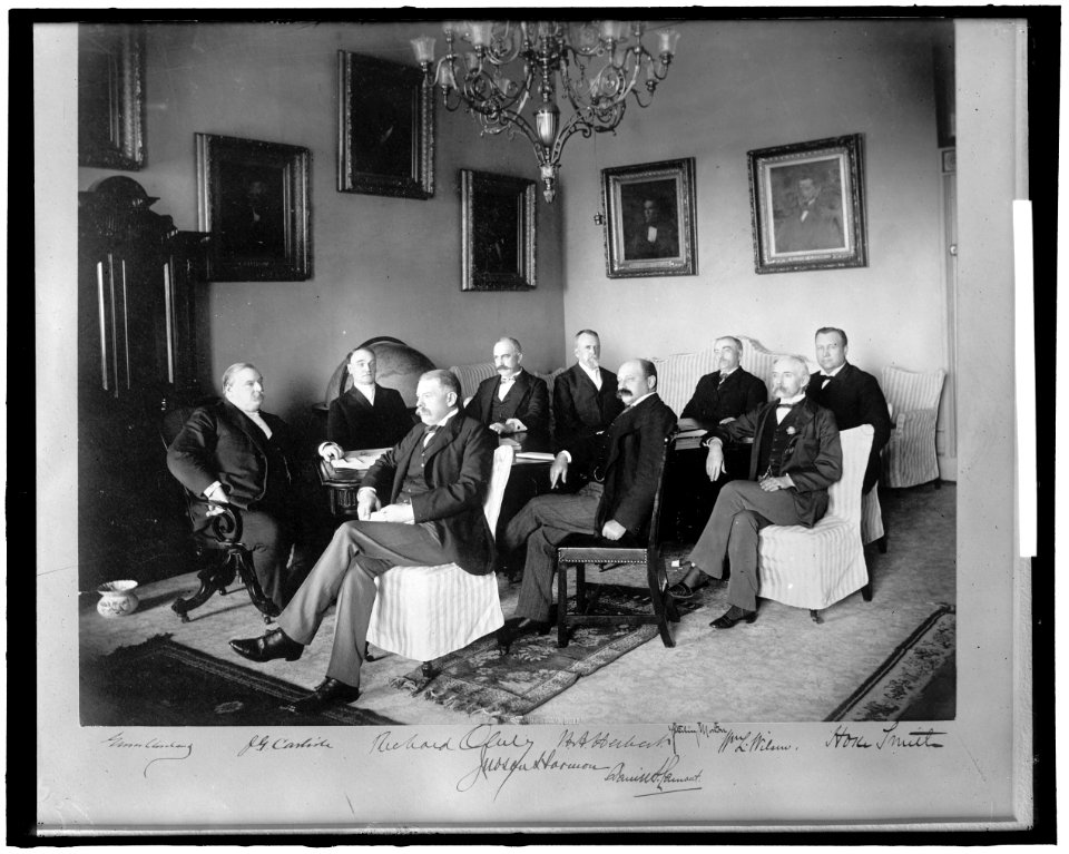 CLEVELAND, GROVER, WITH CABINET LCCN2016862040