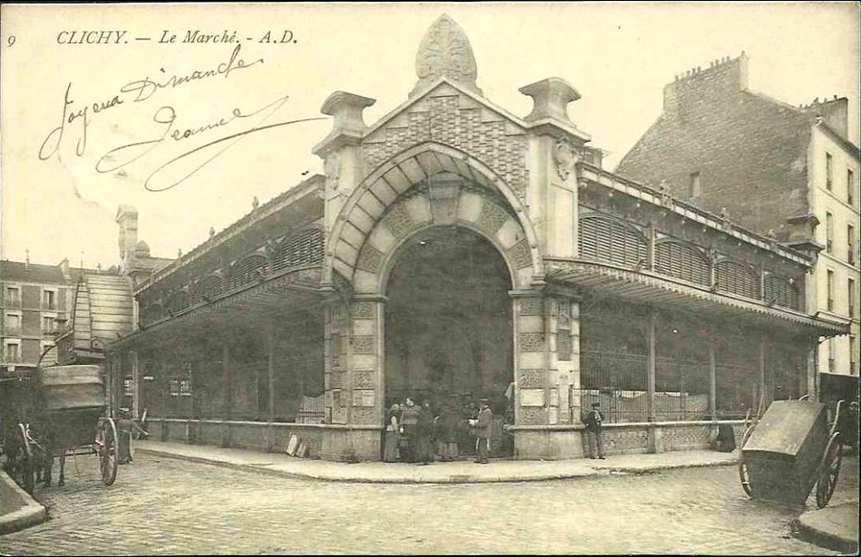 Clichy la Garenne.Le marché