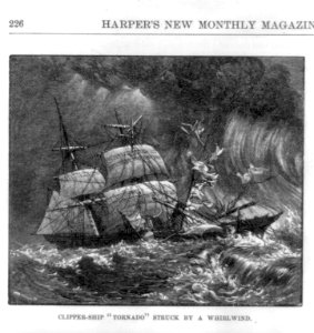 Clipper ship TORNADO struck by a whirlwind LCCN2002723610