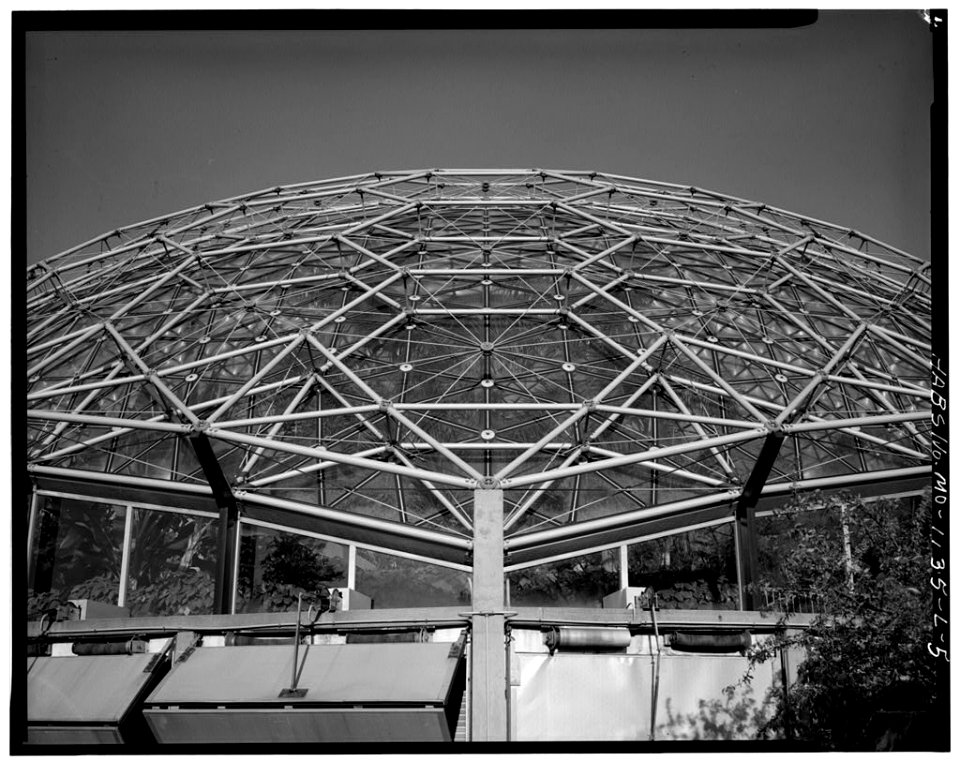 Climatron - WEST SEGMENT DETAIL HABS MO,96-SALU,105L-5