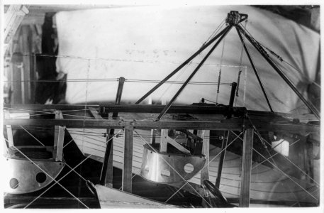 Close-up of cock-pits of Bleriot type airplane of the American Aeroplane Supply House, Hempstead, N.Y. LCCN2001705759