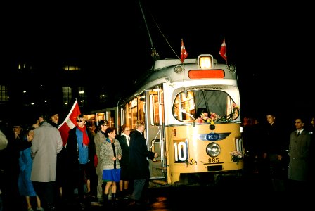 Closing of Copenhagen tram line 10 04 photo