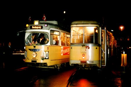 Closing of Copenhagen tram line 10 02