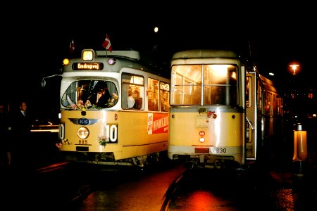 Closing of Copenhagen tram line 10 02 photo