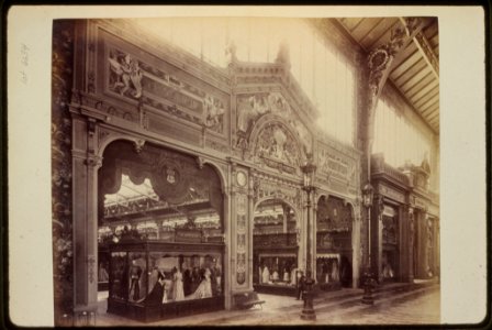 Clothing exhibit, Palace of Diverse Industries, Paris Exposition, 1889 LCCN91725818