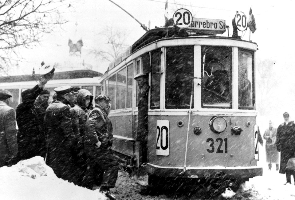 Closing of Copenhagen tram line 20 03