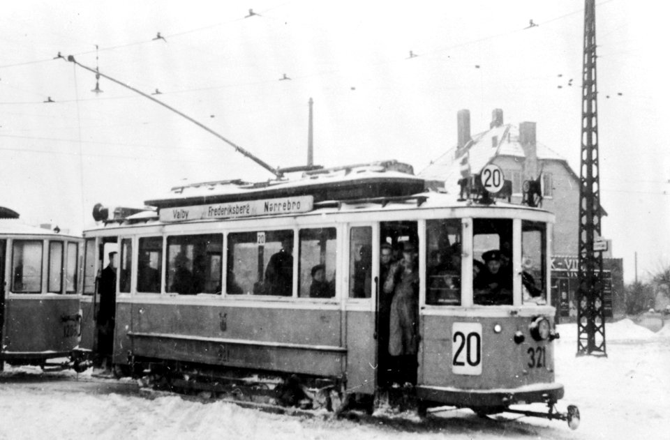 Closing of Copenhagen tram line 20 05