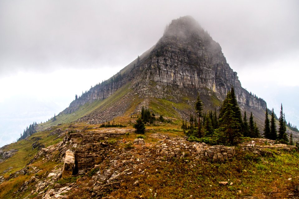 Cloudy Haystack Butte