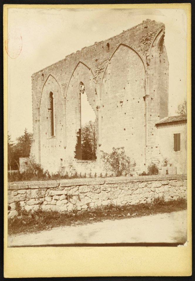 Cloître des Cordeliers de Saint-Émilion - J-A Brutails - Université Bordeaux Montaigne - 0017