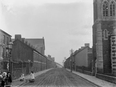 Clydach Road looking east, Clydach Vale, Rhondda (4641139)