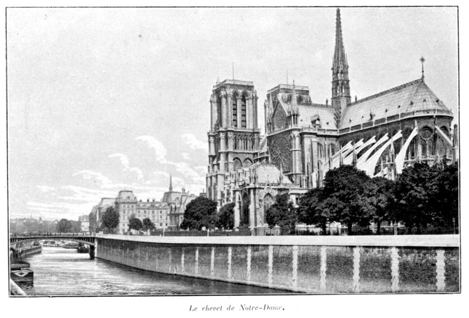 Clément Maurice Paris en plein air, BUC, 1897,011 Le chevet de Notre-Dame