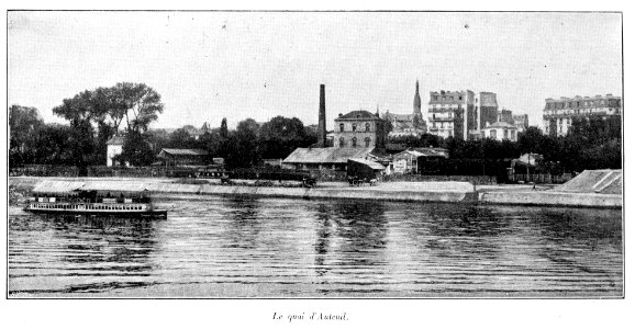 Clément Maurice Paris en plein air, BUC, 1897,027 Le Quai d'Auteuil