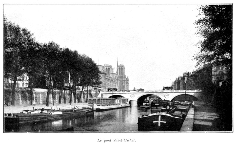 Clément Maurice Paris en plein air, BUC, 1897,013 Le pont Sain-Michel