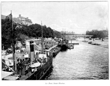 Clément Maurice Paris en plein air, BUC, 1897,017 Le Port Saint-Nicolas