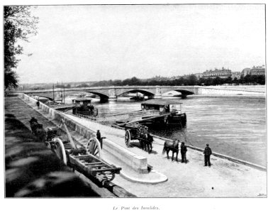 Clément Maurice Paris en plein air, BUC, 1897,021 Le Pont des Invalides