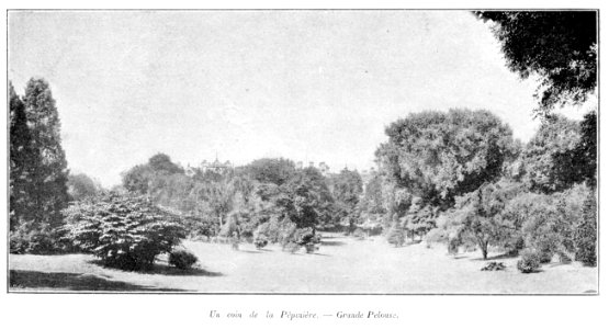Clément Maurice Paris en plein air, BUC, 1897,043 Un coin de la Pépinière, Grande Pelouse