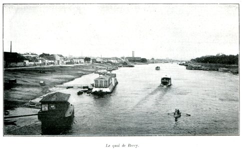 Clément Maurice Paris en plein air, BUC, 1897,004 Le quai de Bercy