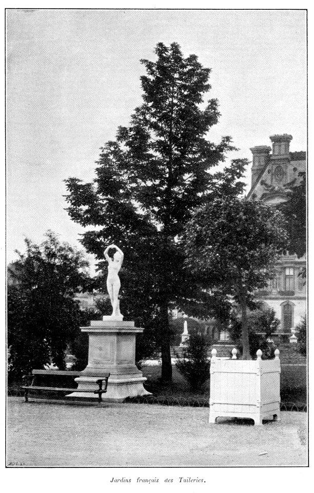 Clément Maurice Paris en plein air, BUC, 1897,047 Jardins français des Tuileries