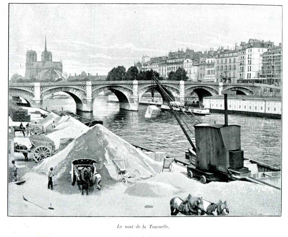 Clément Maurice Paris en plein air, BUC, 1897,008 Le pont de la Tournelle