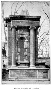 Clément Maurice Paris en plein air, BUC, 1897,059 Vestiges du Palais des Tuileries