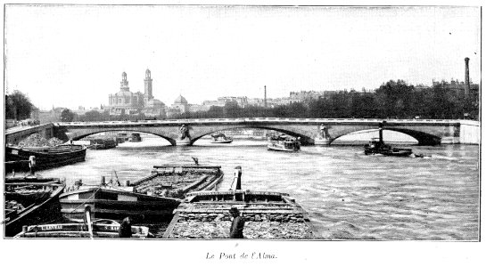 Clément Maurice Paris en plein air, BUC, 1897,022 Le Pont de l'Alma