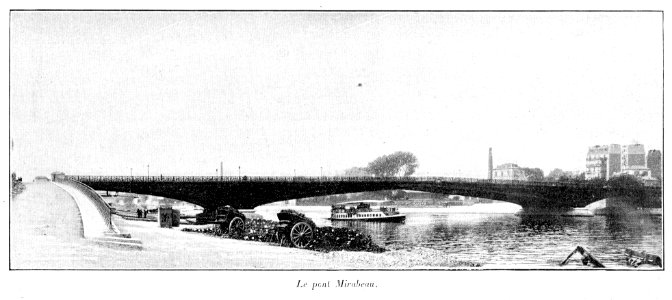 Clément Maurice Paris en plein air, BUC, 1897,026 Le Pont Mirabeau