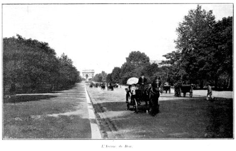 Clément Maurice Paris en plein air, BUC, 1897,075 L'Avenue du Bois