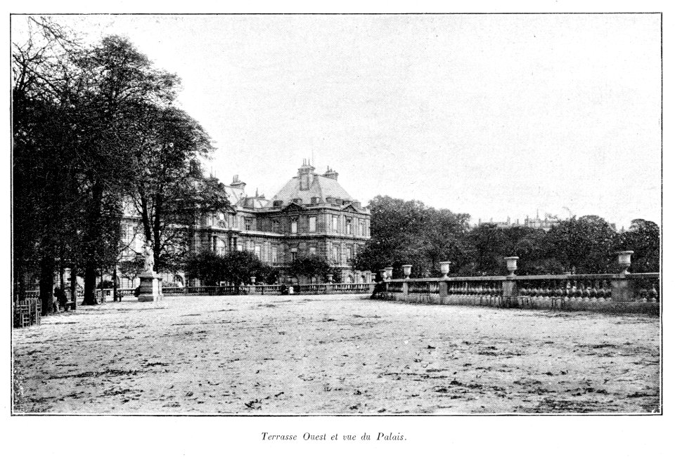 Clément Maurice Paris en plein air, BUC, 1897,032 Terrasse Ouest et vue du Palais