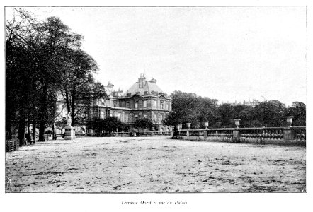 Clément Maurice Paris en plein air, BUC, 1897,032 Terrasse Ouest et vue du Palais