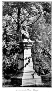 Clément Maurice Paris en plein air, BUC, 1897,036 Le monument d'Henri Murger
