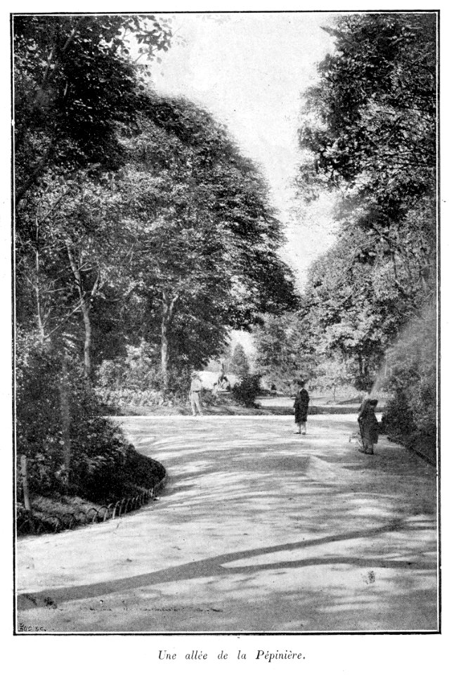 Clément Maurice Paris en plein air, BUC, 1897,042 Une allée de la Pépinière