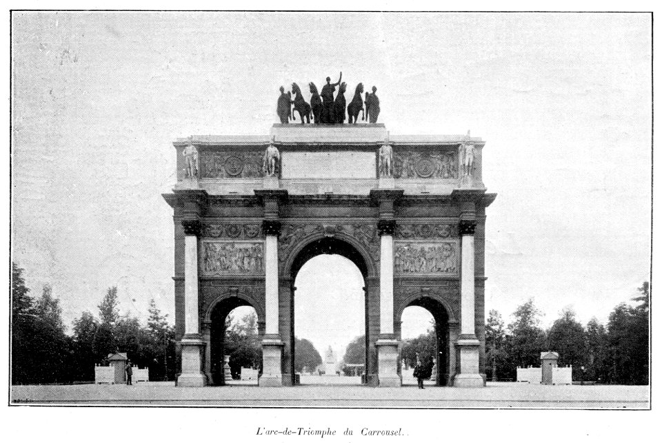 Clément Maurice Paris en plein air, BUC, 1897,046 L'arc-de-Triomphe du Carrousel