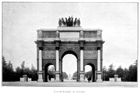 Clément Maurice Paris en plein air, BUC, 1897,046 L'arc-de-Triomphe du Carrousel