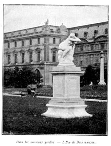 Clément Maurice Paris en plein air, BUC, 1897,052 Dans les nouveaux jardins, L'Eve de DELAPLANCHE
